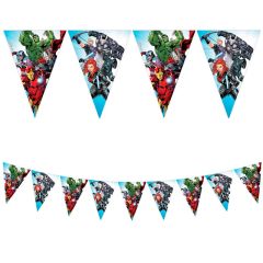 Guirnalda de papel Avengers Los vengadores 2,3 m - Decorata Party