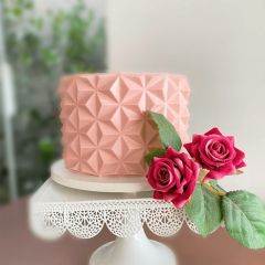 Hoja de modelado para Origami Cake piramidal