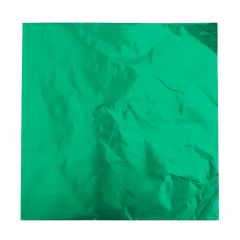 Hojas de aluminio verdes para bombones (150) - Decora
