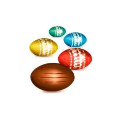 Huevos de chocolate rellenos de crema (1 kg) - Eurochoc
