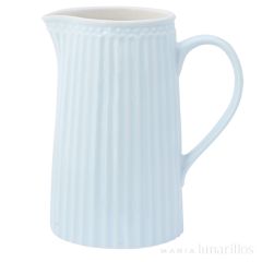 Jarra de cerámica Alice Pale Blue 1 litro - GreenGate