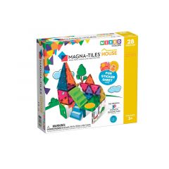 Construcción magnética 28 piezas casas - Magna-Tiles