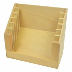 Mueble de madera vacío para 6 bastidores - Montessori
