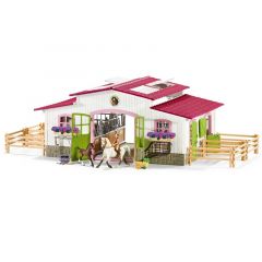 Picadero con amazona y caballos de Horse Club - Schleich