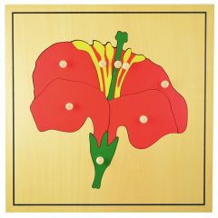 Puzle de madera flor - Montessori