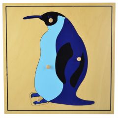 Puzle de madera pingüino - Montessori