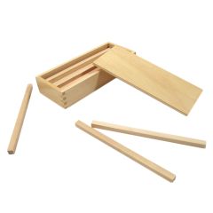 Prismas de madera para escalera marrón (19) - Montessori