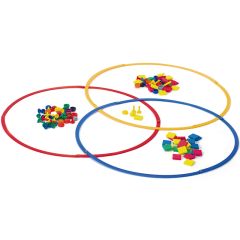 Set 6 aros grandes de colores para clasificar - EDX Education