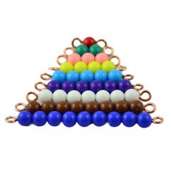 Escalera de perlas de colores - Montessori