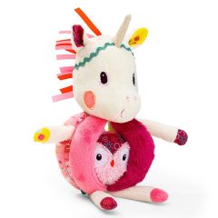 Sonajero unicornio Louise con búho - Lilliputiens
