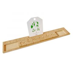 Tabla con letras reversibles de madera - Panaram