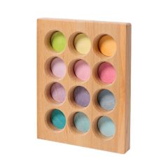 Tabla de madera de clasificación colores pastel - Grimm's