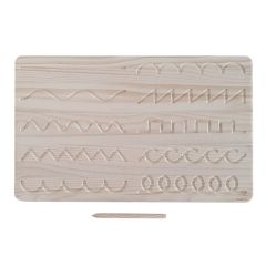 Tabla de madera para grafomotricidad 10 trazos - Ösbru