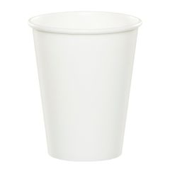 Vasos de papel blanco 250 ml (8) - Conver Party