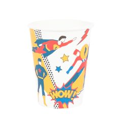 Vasos de papel superhéroes 205 ml (8) - My Little Day