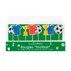 Velas camiseta, trofeo y balón de fútbol (8) - ScrapCooking